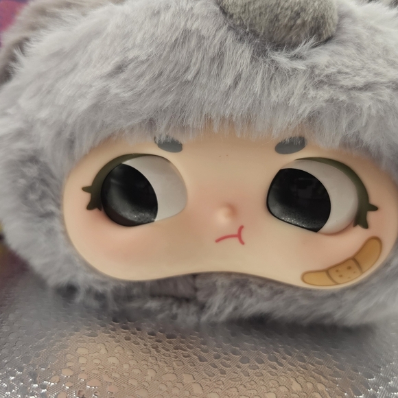 Zhiyi Idol Plush Storage Box Cat Hood Figure w/ Box & Card NEW Cute Kawaii - Picture 2 of 4